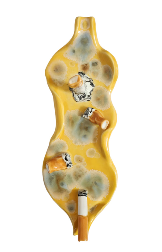 Lemon Crystal Multi Ashtray