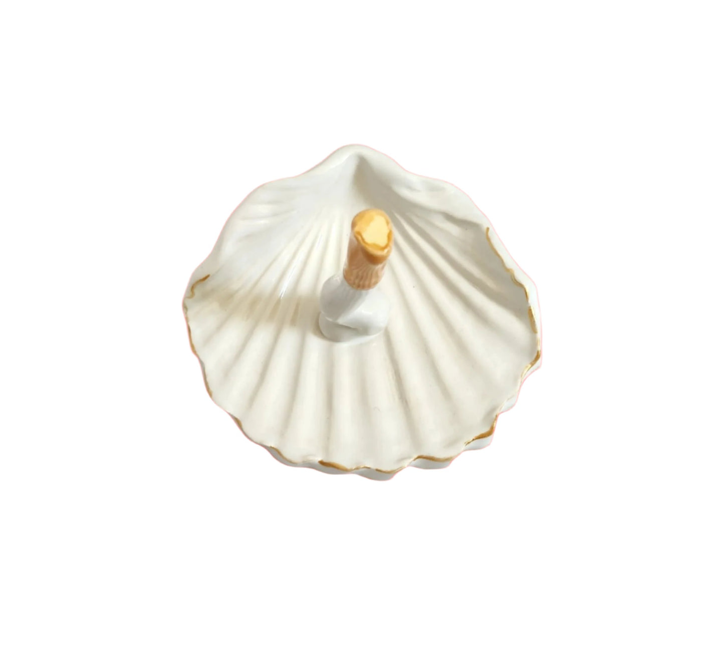 Single Cigarette Shell Ashtray - Blanc