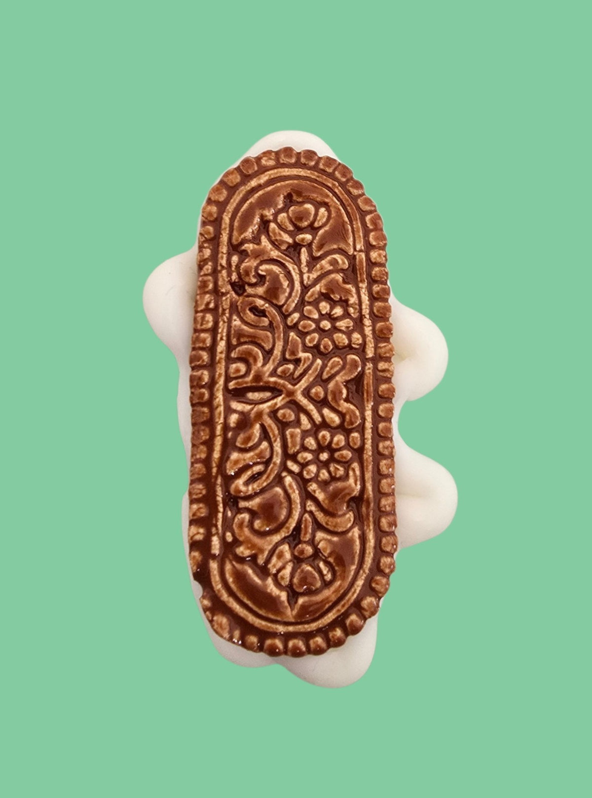 Over stuffed Mahogany Cameo